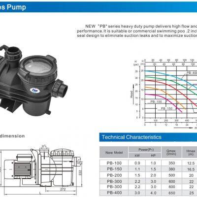 High Performance Swimming Pool Centrifugal Water Pump 3HP photo-6