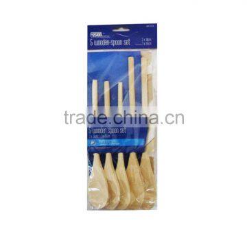 Wholesale natural wood cheap long handle wooden spoon sets,,Kitchen Utensil Spoon for Food,Fruit And Vegetable                        
                                                Quality Choice