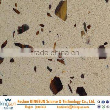 Beautiful color artificial quartz stone slab/good quality quartz stone for direct selling