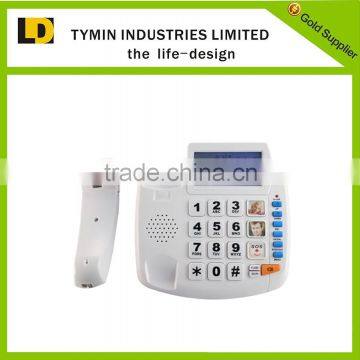 Telecommunication emergency SOS large button phone for senior