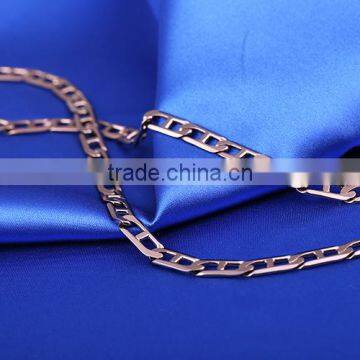 Chains Necklaces Type Simple Link Chain Jewelry Chain Decorative Chain Coffee Gold Plated Necklace photo-4
