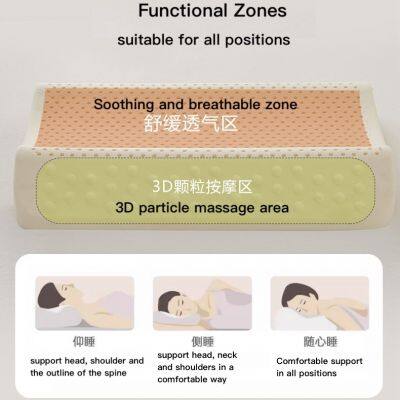 Quality Natural Latex Pillow Normal Size and Function Style for Home and Hotel photo-5