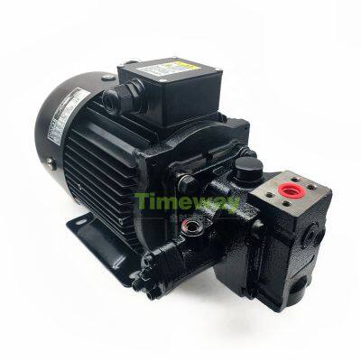 Hydraulikölpumpe UVN-Serie Flügelzellenpumpe verbindet sich mit Motoren UVN-1A-2A4-2.2-4-11 Hydraulikaggregat Elektromotor-Einheit photo-3