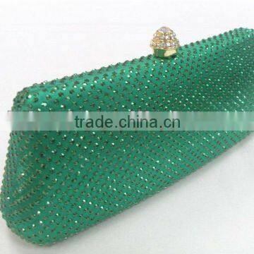 silver diamanta clasp sequin cheap clutches hard case