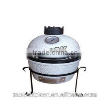 13inch mini portable ceramic kamado charcoal smoker BBQ grill