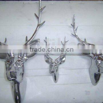 Wall Mounted Stag Head Set of Three Pieces