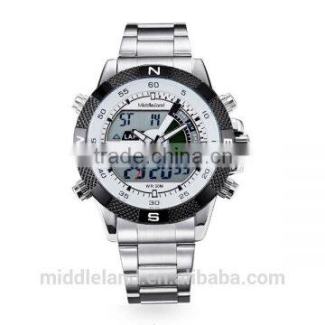 100% MIDDLELAND Factory Directly Brand Chronograph Stainless Steel Watch Men Automatic Mechanical Luxury Watch