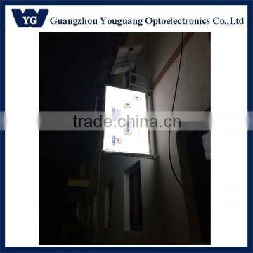 Single Side or Double Sides Rectange Shaped Outdoor Waterproof Advertising Solar Power Led Light Box With Lamp Pole photo-4