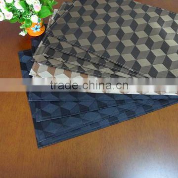 High quality PVC 3D Placemat hotel restaurant