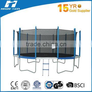 Deluxe 15FT Trampoline With Enclosure(Down to ground):