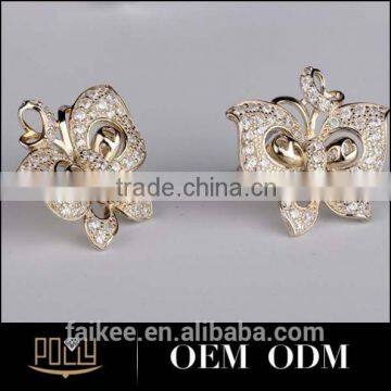 925 Sterling Silver Jewelry Wholesale Beautiful Engagement Ruby Earring photo-3