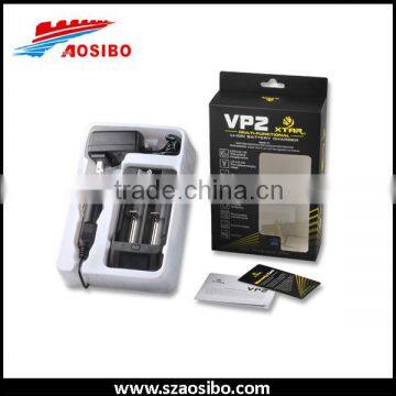 XTAR VP2 1a rechargeable battery charger 2-slot high Voltage with USB out-put charger