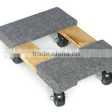 hard wood furniture dolly move dolly with carpet end