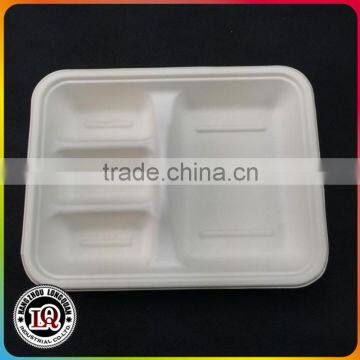 one time use divided take-out food container compartment