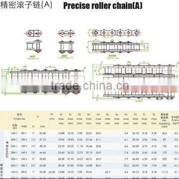 Escalator chain 24-A 16A 20a , Escalator Step handrail chains Precise roller 24-A 16A 20a