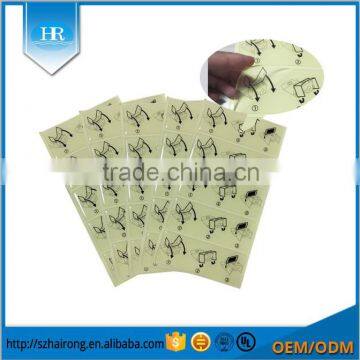 Manufacturer supplier custom package bottle transparent label