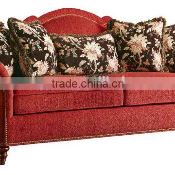 2016 Antique design 2 seater sofa fabric clasic sofa, modern design sofa 5057-01sw-1020-164BF