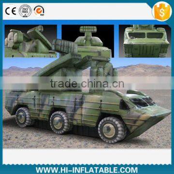 Hot sale inflatable military tank, inflatable military products for advertising