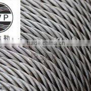 Gavanized Steel Wire Rope 1X19 1X19W 1X25Fi 1X29Fi