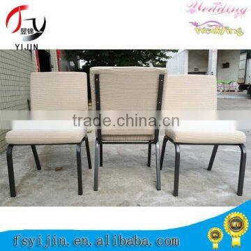 Fashion modern linen church chairs