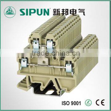 SEK 4sq 2 level screw type din rail terminal block