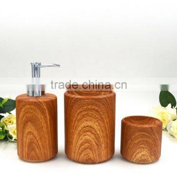 Balck Polyresin Bathroom Accessories Set photo-6