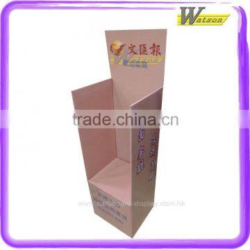 hot sale newspaper show in counter cardboard magazine dump bin rack