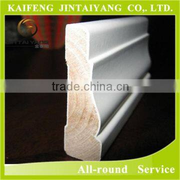 Radiata pine white primed wood moulding