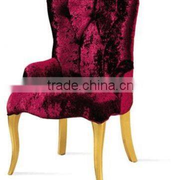 Luxury fabric cover comfortable hotel chair XY2602