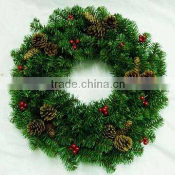 Christmas Wreath/garland decoration with flower