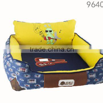 Good pet product cheap price hot sell washable Low MOQ of navigation pet bed from Rosey Form