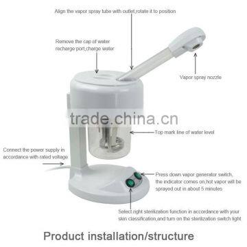 Professional Portable Mini Desktop Facial Steamer OZone Spa Salon Beauty Table photo-2