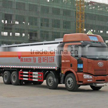 FAW 30 cbm j6 oil tank truck , 30000 liter j6 fuel tank truck, 30000L j6 petroleum tank truck