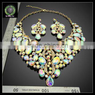 Newest Trending African Wedding Jewelry Luxury Set KHK727 photo-2
