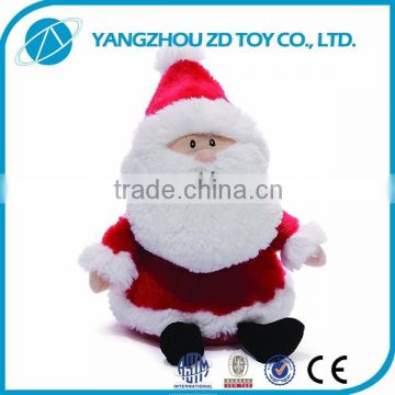 festival promotional stuffed santa christmas plush toy