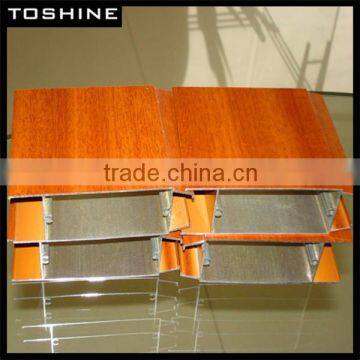 Wood Effect Aluminum Extruson Profile photo-2