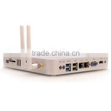 Fanless Mini PC Embedded Linux Openelec XBMC With Intel Celeron 1037U Dual Lan Port Car PC Windows 8 Industrial Vehicle PC photo-2