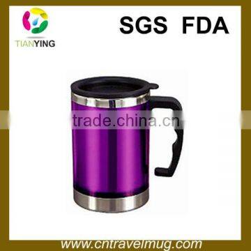 colorful bulk Stainless steel thermal tea mug 14oz