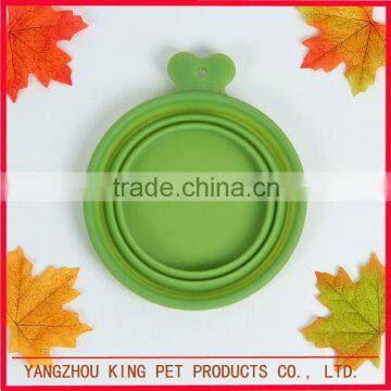 China supplier portable eco friendly dog travel bowl pet dinking feeder