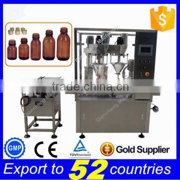 Shanghai factory PLC controlled auto powder filler,powder filling machine for bottles