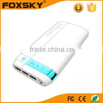 Big capacity 5V/4A output 23000mAh power bank with battery indicator