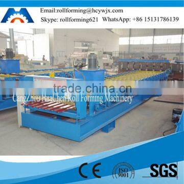 CNC Galvanize Steel Sheet Metal Wall Panel Roll Forming Machine photo-2