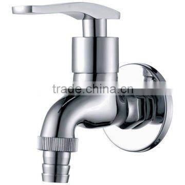 High Quality Brass Bib Tap, Polish and Chrome Finish, M1/2" Wall Mounted