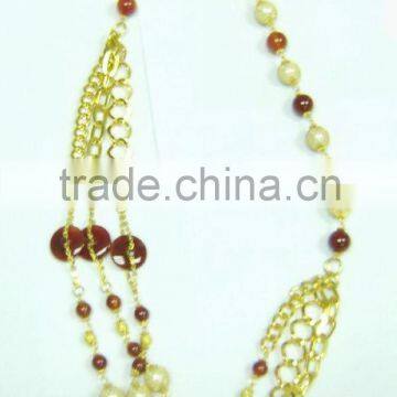 Hot seller fashion necklace three sets gemstone necklace jewelry