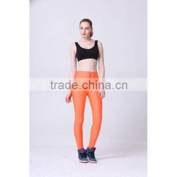 2015 newly women sports leggings yoga sexy stretched leggings with zipper