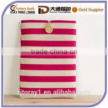 Horizontal Stripe Custom 15.6 Inch Laptop Sleeve Tablet Case