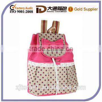 Pink lovely kids school bag kids backpack