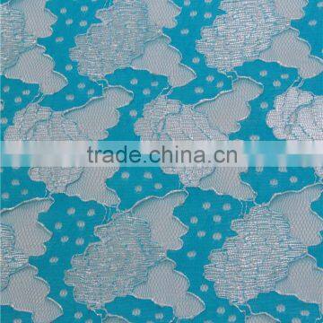 African Shiny Geometry Luxury Lace Fabric photo-6