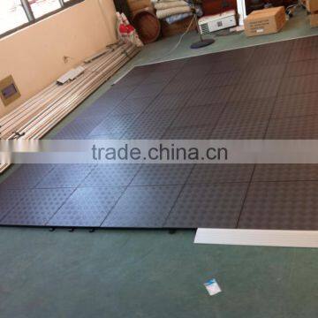 Interlocking PP PVC Floor Wood Look Laminate PVC Plastic Flooring Dance Floor Quality Choice Most Popular photo-5