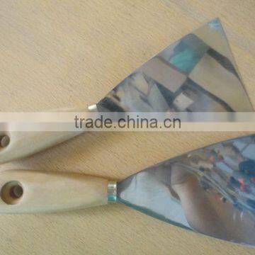 Stainless Steel Blade Putty Knife,scraper,wooden Handle Tools,construction Tools